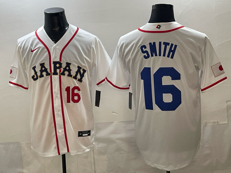 Men 2026 World Cub USA16 Smith white Nike MLB Jersey 004